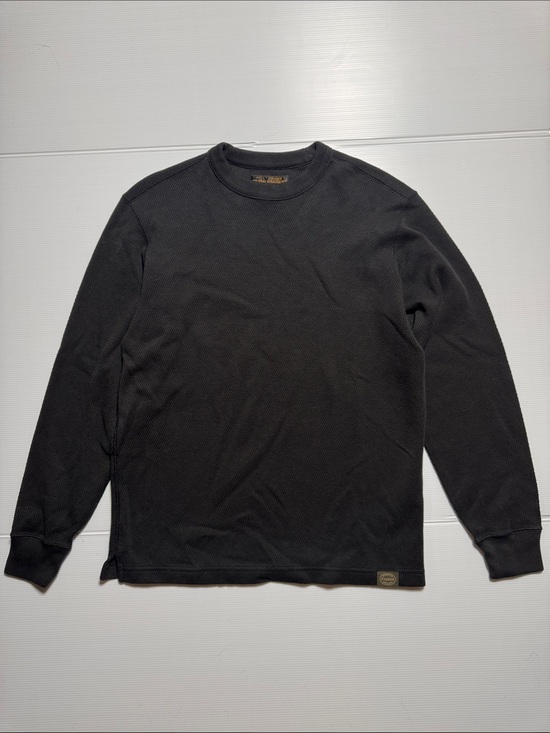 Filson Other - FILSON Waffle Knit Thermal Crewneck Men's Long Sleeve Shirt Black Made in Peru S
